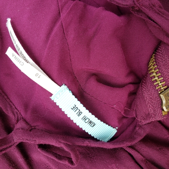 Kimchi Blue Maroon Romper - Picture 3 of 3